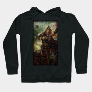 Ashe Mosaic Portrait 3 Hoodie